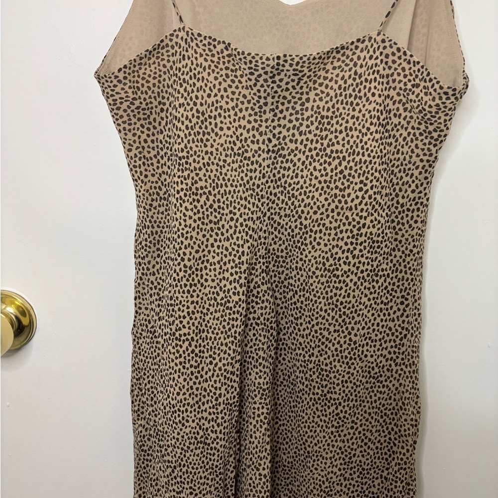 Ann Taylor Strapless Leopard Print Dress - Picture 6 of 7